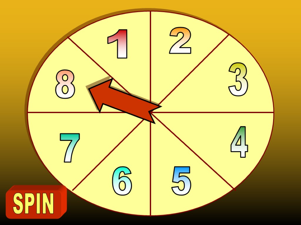 1 2 3 4 SPIN 5 6 7 8